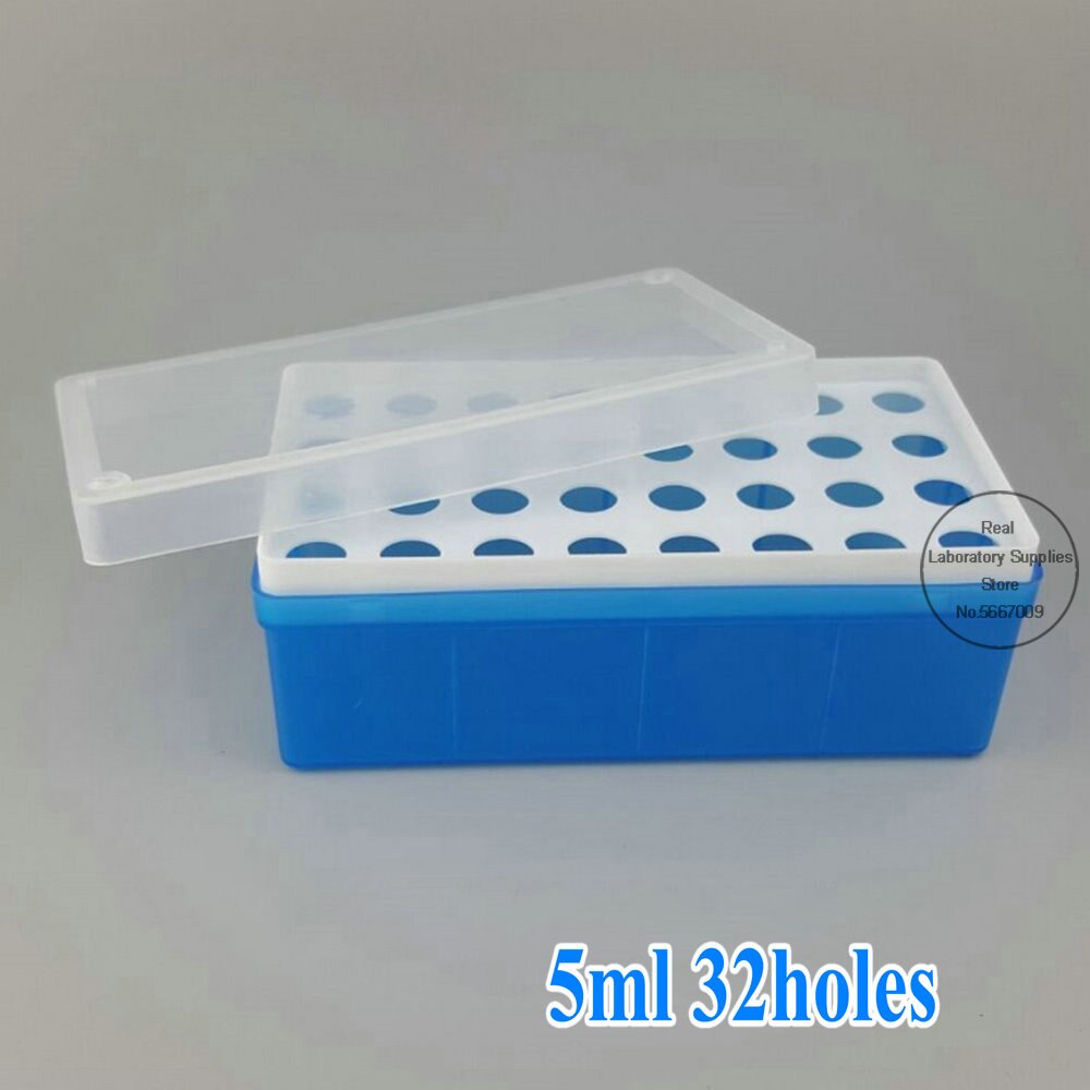 1piece 0.5ml 1.5/2ml 5ml plastic Centrifuge tube box PCR tube Storage boxs Laboratory supplies