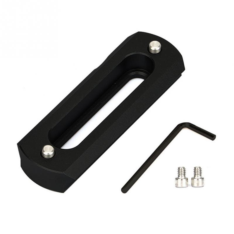 6cm Lange Schiene Schwarz Rigs Mit Frühling Pins Anti Werkzeug Quick Release Durable Sicherheit Aluminium Legierung Schutzhülle Für DSLR Kamera