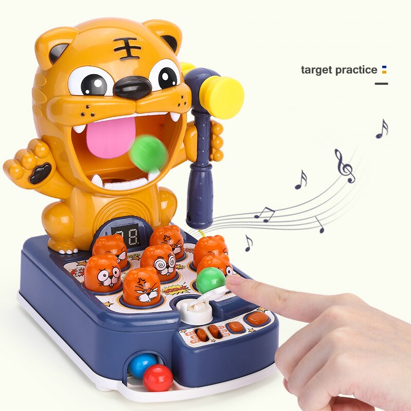 Kinderen Licht Muziek Whac-A-mole Speelgoed Multifunctionele Spelen Hit Hameren Game Educatief Interactief Speelgoed Kerstcadeau