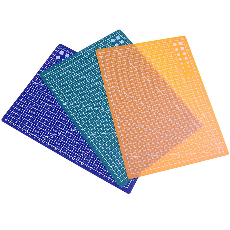 1Pc A4 Grid Lijnen Self Healing Snijmat Craft Card Stof Leer Papier Board 30*22Cm