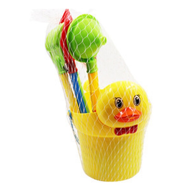 Baby Strand Speelgoed Bad Play Set Met Eenden Emmer Zand Tool Model Water Spel Zand Spelen Voor Kinderen