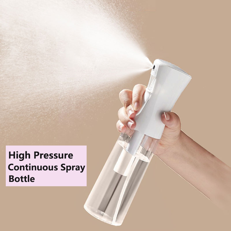200ml/300ml/500ml højtryks kontinuerlig sprayflaske hårpleje makeup vandpåfyldningssprayflaske tryk tåge sprayflaske