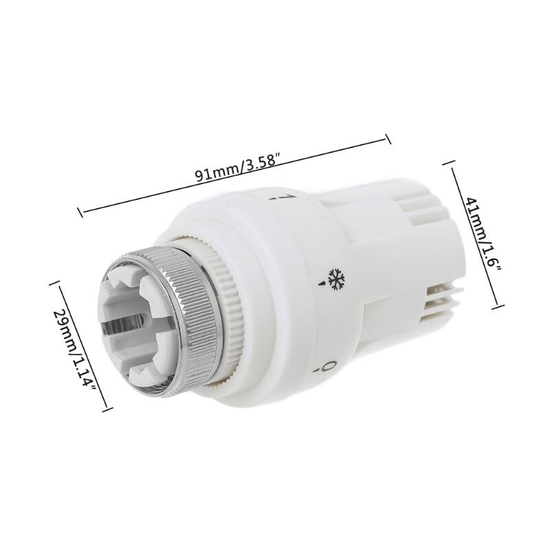 Thermostatic Radiator Valve Floor Heating System Pneumatic Temperature Control Valve Head Tap Valve Caps