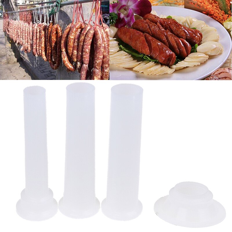 3 stk 5#  plastpølsefyll fyllrør til håndlaget kjøttkvern stapper praktisk