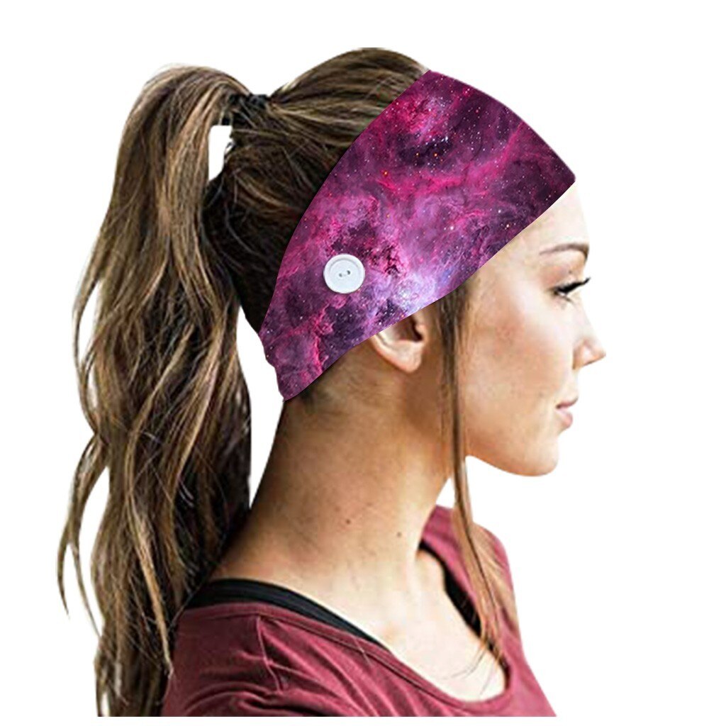 Sagace Mode Unisex Mode Print Hoofdband Haar Elastiekjes Voor Mannen Vrouwen Stretch Outdoor Fitness Zweetband Haarband