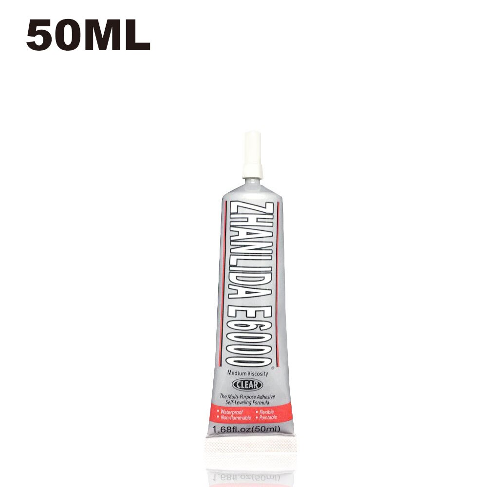 50ml Industrial Liquid E6000 Super Glue Strong Adhesive For Diy Diamond Painting Cloth Metal Fabric Rhinestones Crystal Glass