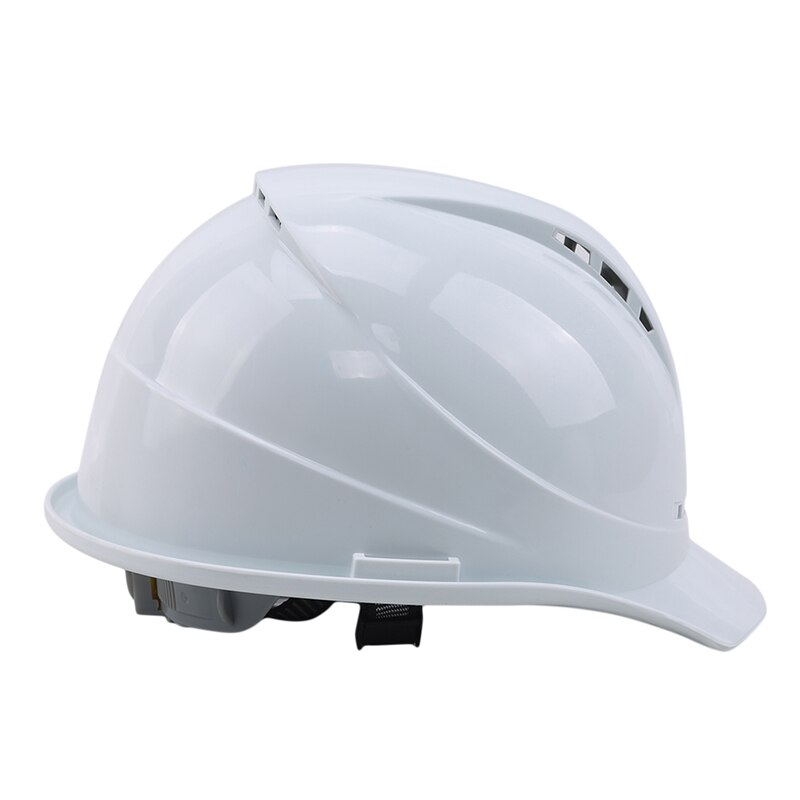 Sikkerhedshjelm hard hat arbejdshætte abs isoleringsmateriale med fosfor byggeplads isolerende beskytte hjelm: Hvid