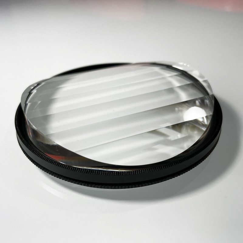 Acessórios de filtro de câmera repetir vários imagem colorida prisma de vidro 77mm caleidoscópio mutável número de assuntos fotografia