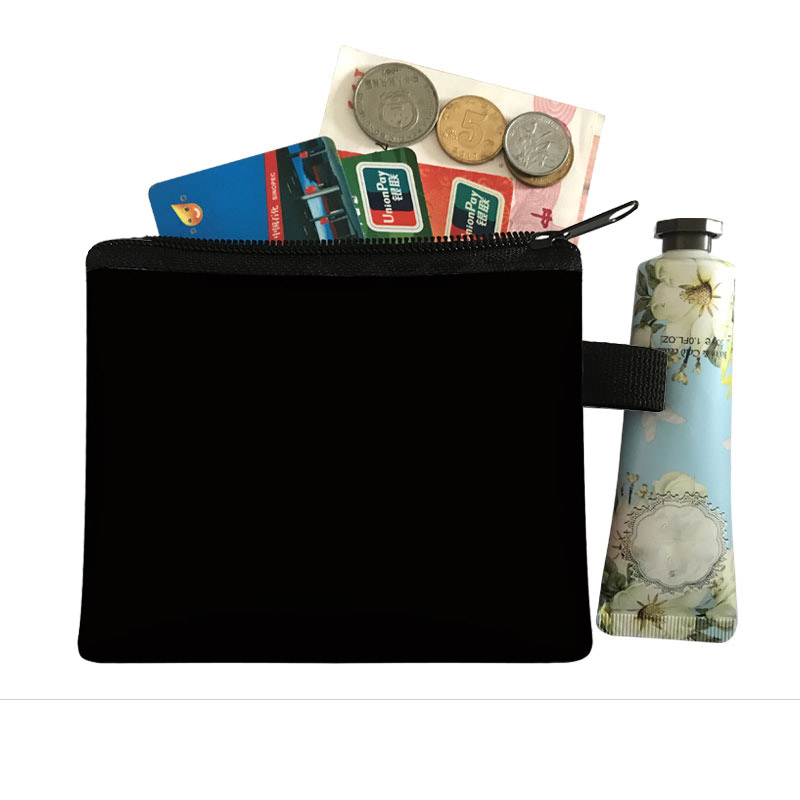 Geavanceerde Minimalistische Stijl Vrouwen Mannen Mini Pouch Rits Effen Kleur Portemonnee Sleutelhanger Kids Portemonnee