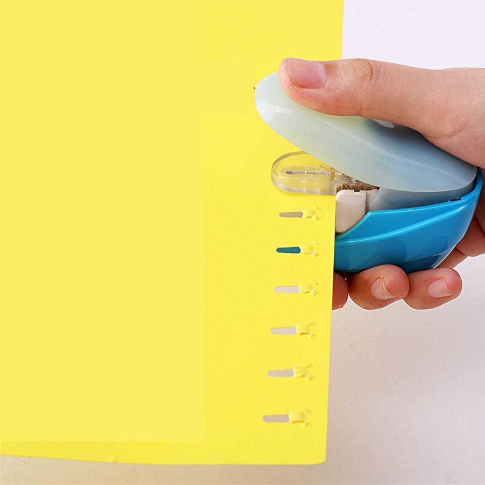 No Nails Stapling Machine Mini Cute Book Stapler No Stapleless Stapler Staples Paper Staple required Without Stapler Stapli P9D7