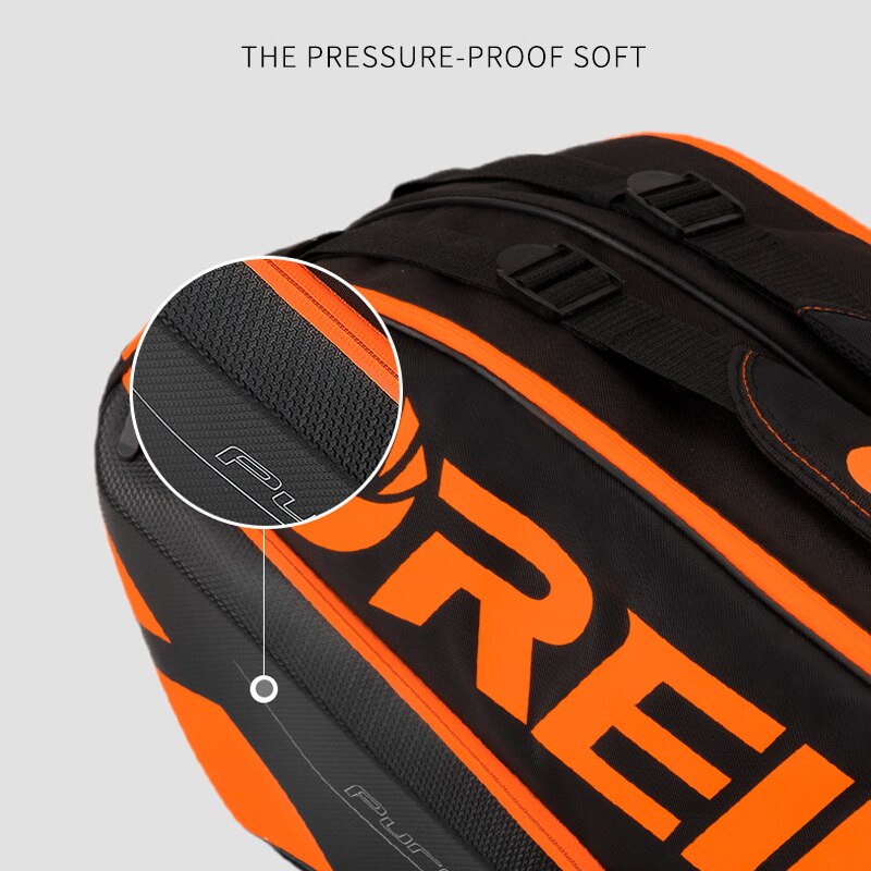 Professionele Grote Capaciteit Tennistas Waterdichte Laag Tennisracket Opleiding Zak Rugzak Badminton Racket Tas-40