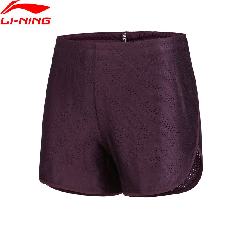 Li-Ning Women's Running Shorts Regular Fit 68% Polyester 32% Spandex LiNing Comfort Breathable Sports Shorts AKYN038 CJAS18