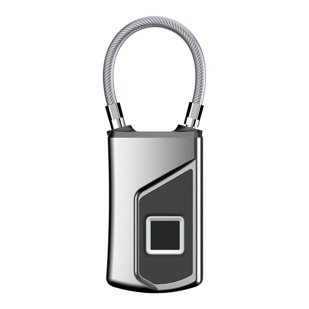 Candados inteligentes con huella digital para puerta, cerradura recargable para puerta, candado inteligente con huella digital, USB sin llave,: L1