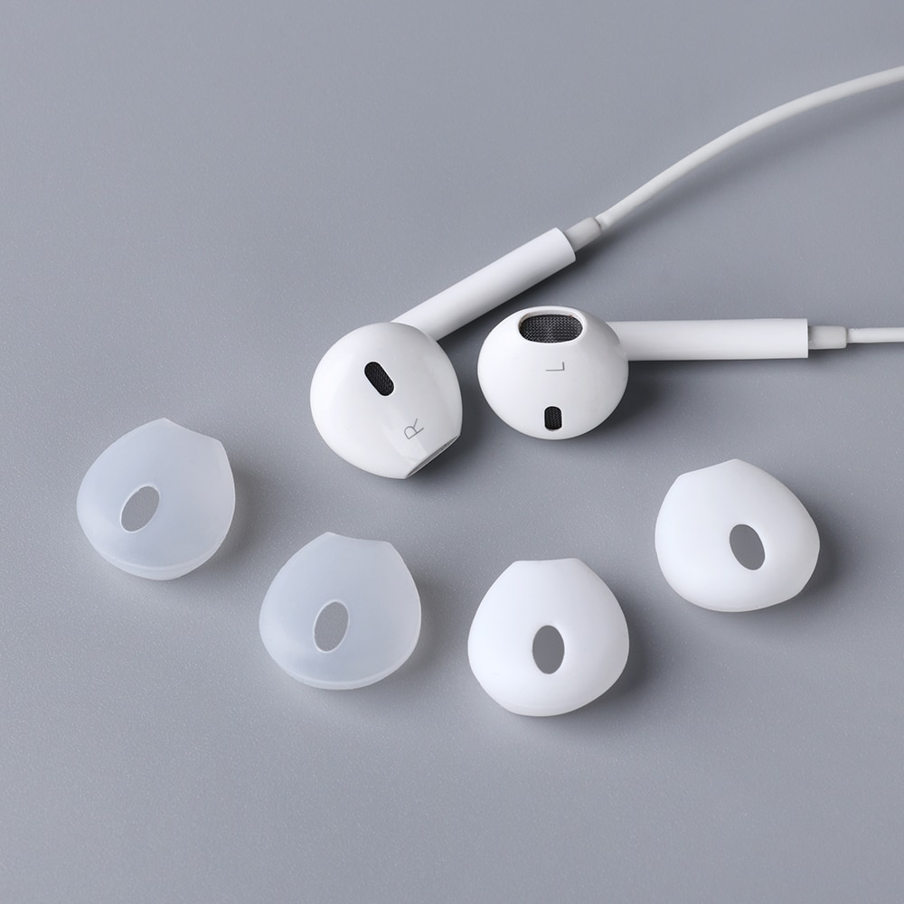 Universal airpods øretelefondeksel silikon antiskli gummi myk ørepropper ørepropper for iphone øreputer ørepropper