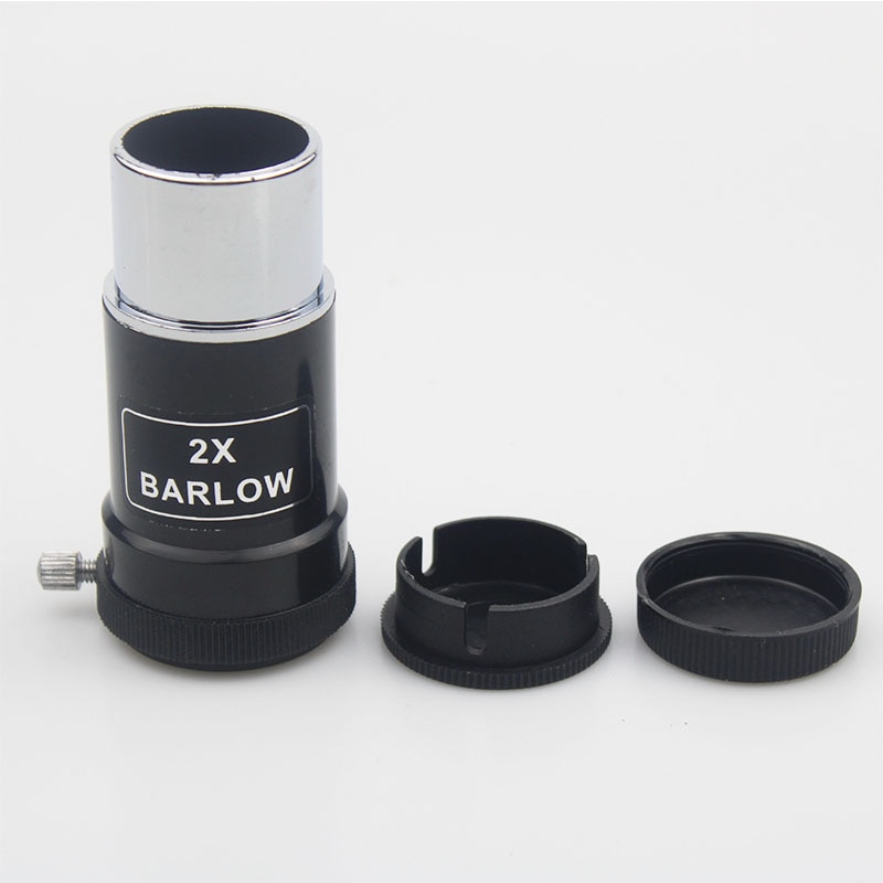 1.25 " 2x barlow linse for astronomi teleskop monokular okular 31.7mm akromatisk plast teleskop del