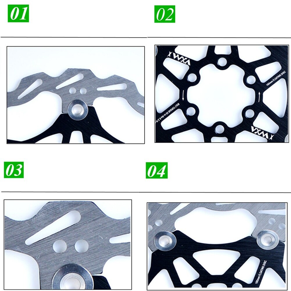 160/180/203mm roestvrijstalen schijfremmen voor mountainbikes, cruiserfietsen, fietsonderdelen en remschijven