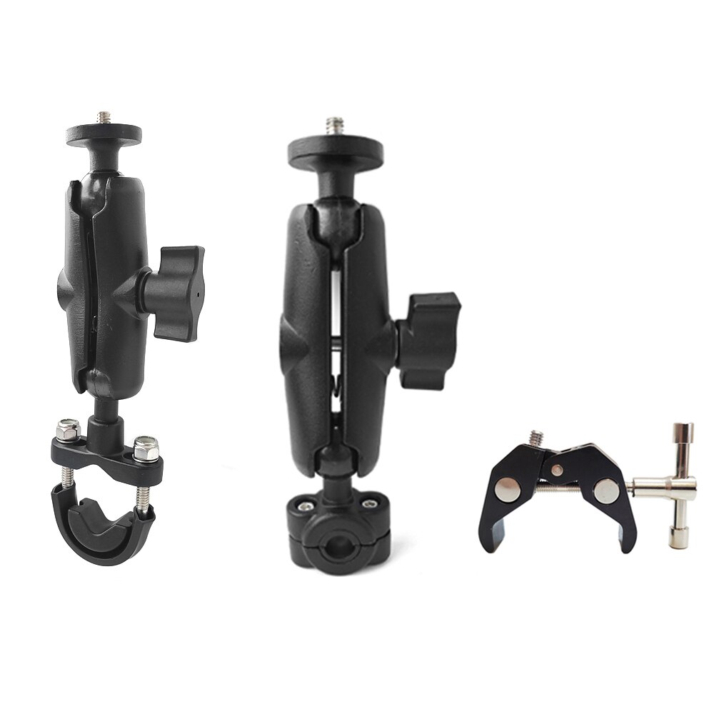 Motorcycle Camera Holder Handlebar Mount Bracket for GoPro DJI & Insta360 One R Invisible Selfie Stick Bike Clamp ONER Accessory