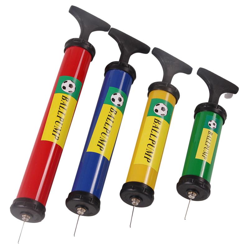 Hand Push Mini Basketball Soccer Pump Party Wedding Balloon Inflater Portable Air Pump Portable Sport Ball Accessories+Needle