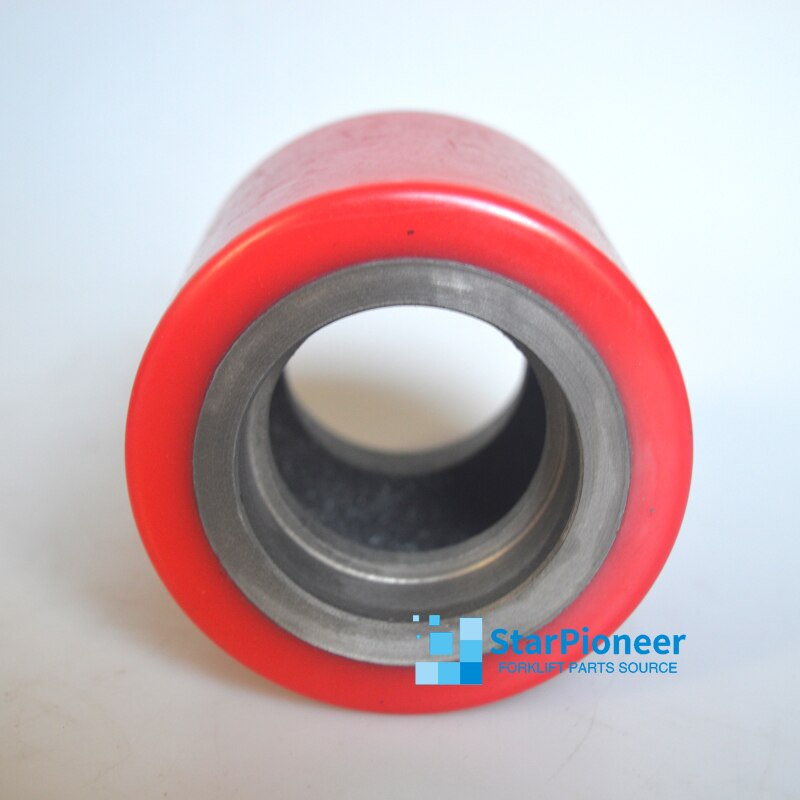 hydraulic pallet truck wheels hand pallet truck wheel 70x80-47-20mm PU with bearings 6204 After install bearing, hole is 20mm