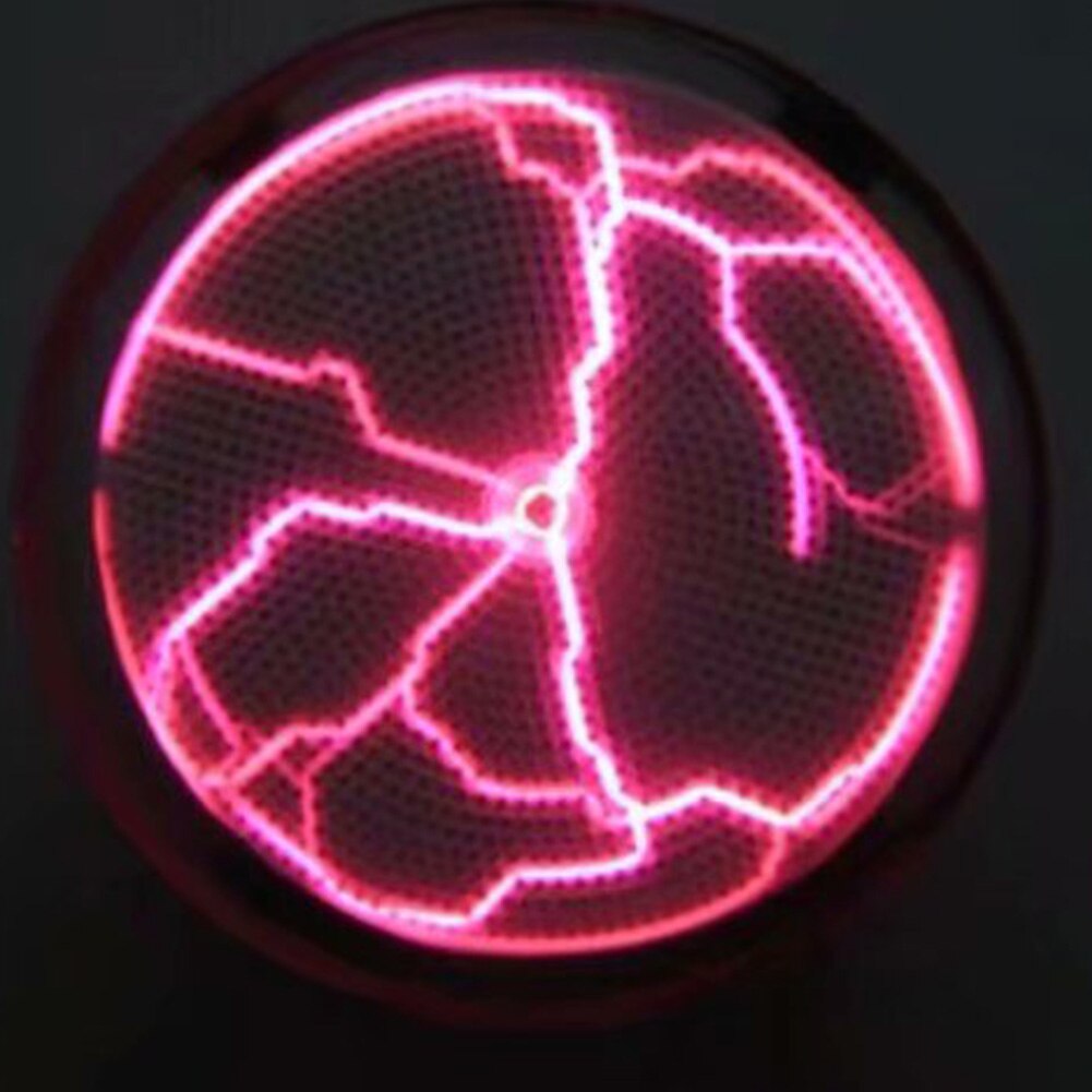 Fancy Colourful Led Light 2.5 Inches Battery Powered Glass Sensor Mini Pocket Plasma Lighting Plate Disk Disco Party Club Decor