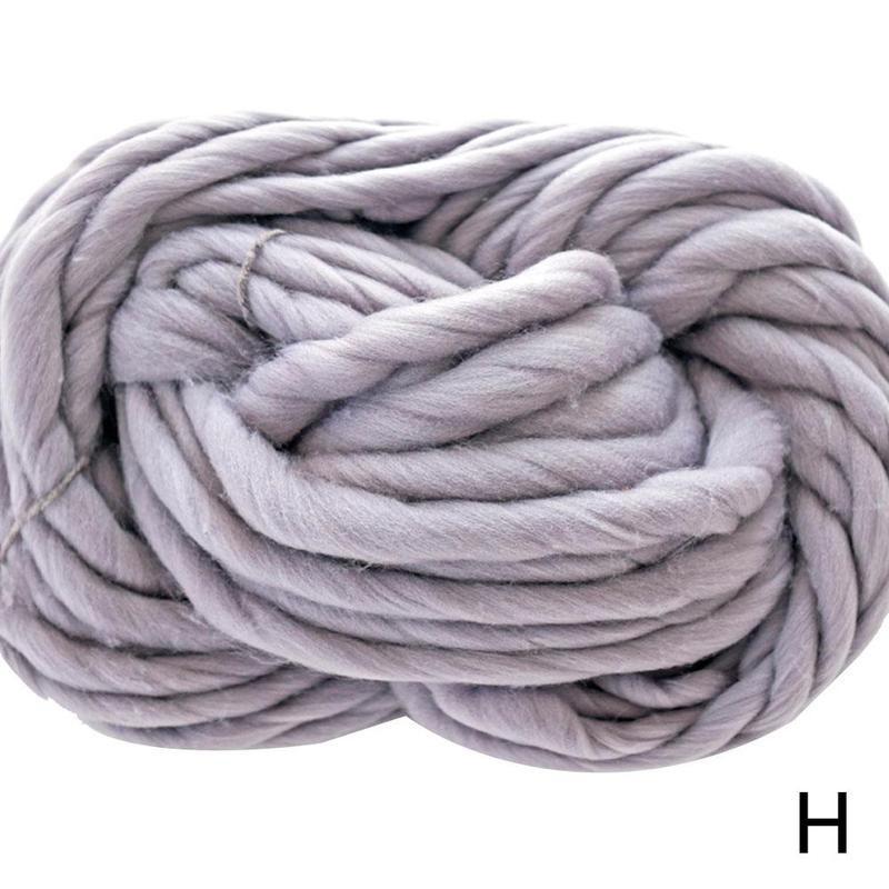 Super Dikke Garen Zachte Merino Wol Garens Dikke Gevlochten Draad Ongeveer 250G Grote Chunky Garen Omvangrijk Arm Zwervende Breien garen: H