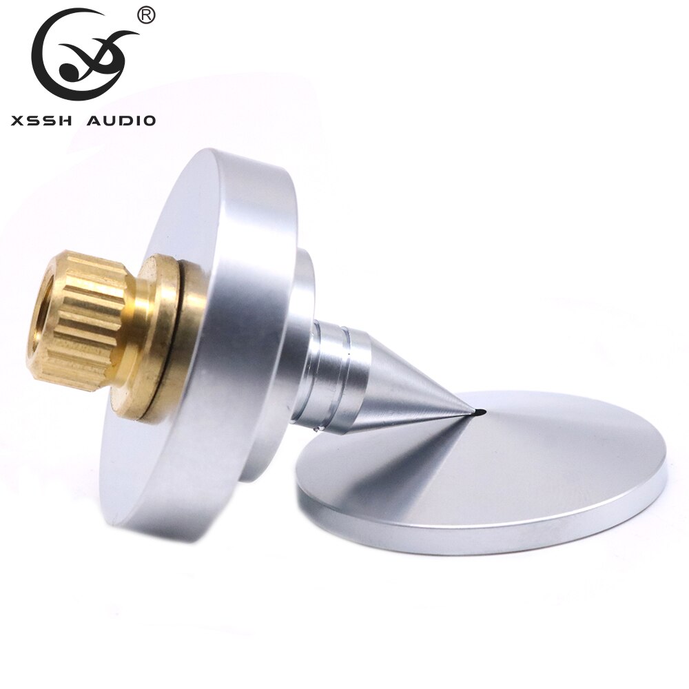 Trípode para audio HiFi, altavoz especial para fiebre, soportes para aislamiento magnéticos a prueba de golpes de cobre puro, 4 Uds.