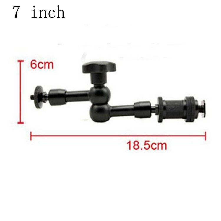 Centechia Pro Adjustable Friction Articulating Magic Arm/Super Clamp For DSLR LCD Monitor LED Light Camera Accessories: 7 inch