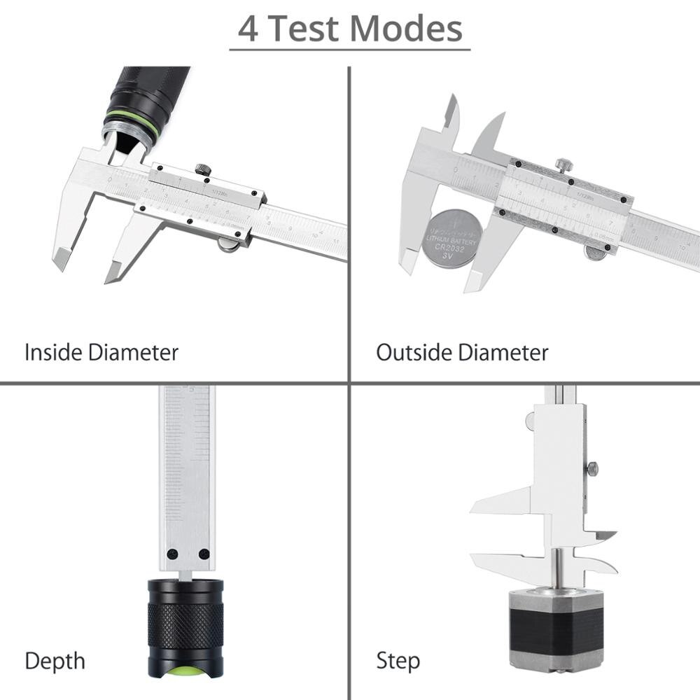 Neoteck Stainless Steel Feeler gauge Vernier Caliper 0-6" Micrometer Measuring Tool 32 Blade Steel Feeler Gauge Measuring Tools