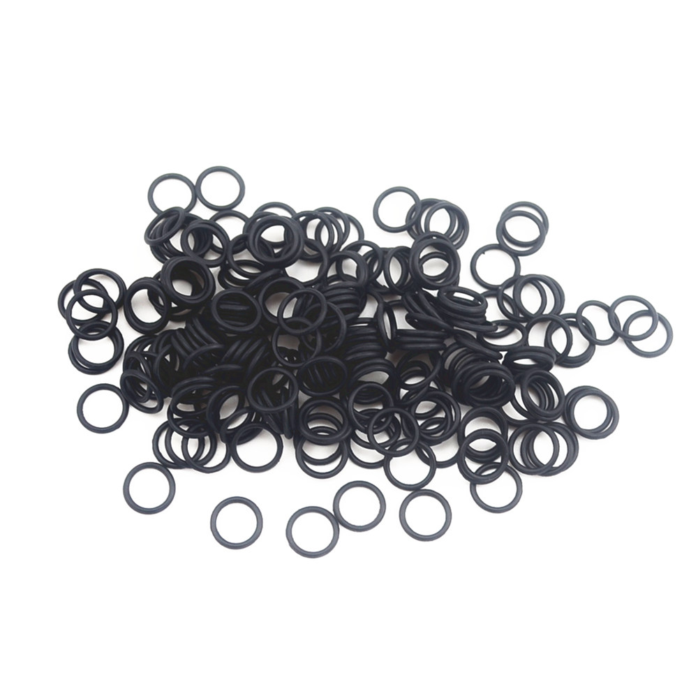 100 Stuks Zwart Nitril Butadieen "O" Type Afdichting Rubber Ring Gaskets3.2/ 4/4.5/5/5.5/6/6.5/7/8/9/10/11/12/13/14/15/16/17/ * 1 Mm