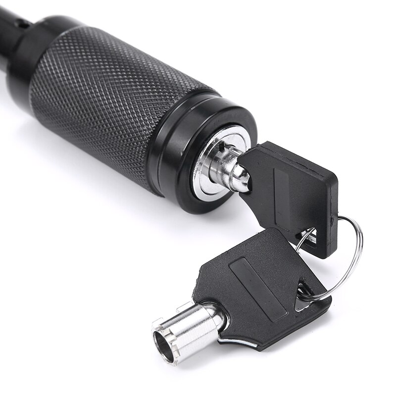 Ensemble de broches de verrouillage d&#39;attelage de remorque, accessoires de remorque, verrouillage de récepteur Extra Long noir avec un système de verrouillage à 2 clés 5/8 et 1/2 pouces