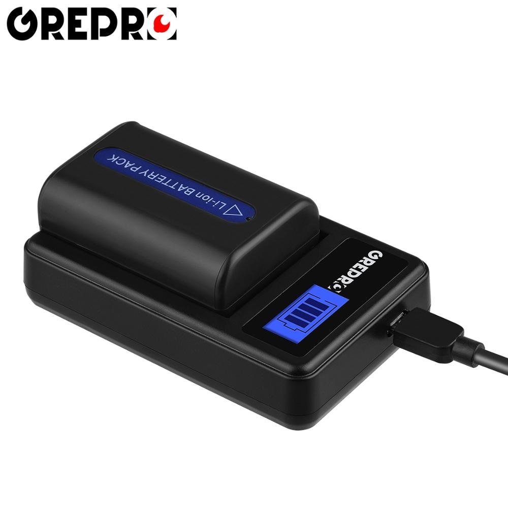 Bateria fm50 fm55h 2 peças-carregador usb lcd para ios e motos