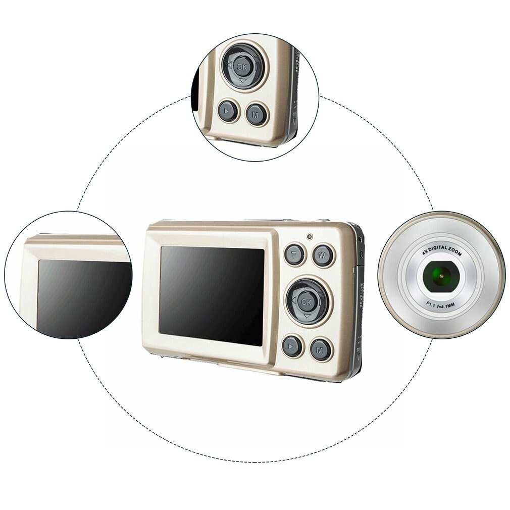 2.4 Inch Mini Digital Camera 16MP Video Camcorder Children Camera 16 Million Pixels HD Mini Video Camera Best For child