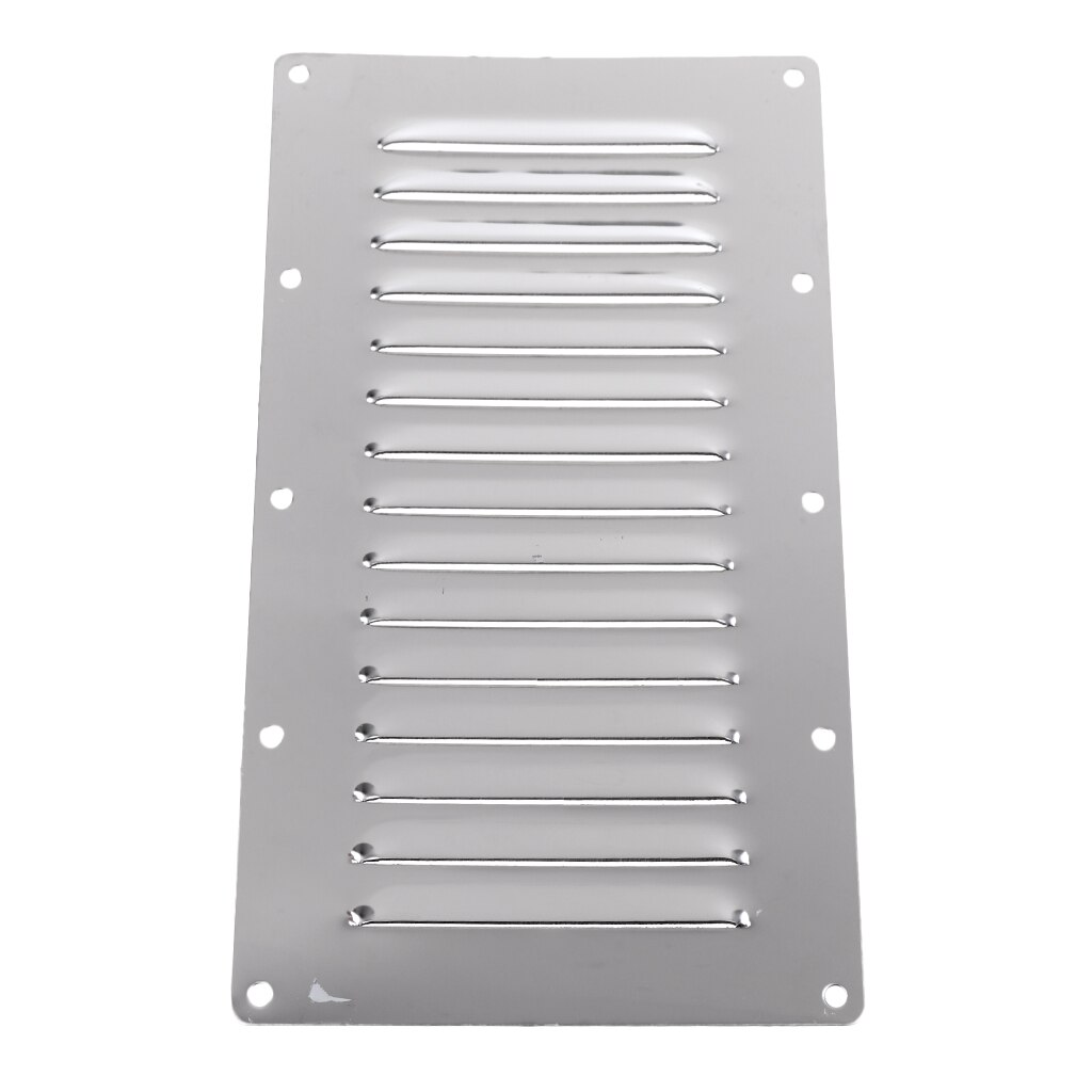 Air Vent Vertical Boat Louvered Vent Marine Stainless Steel 228mmx127mm