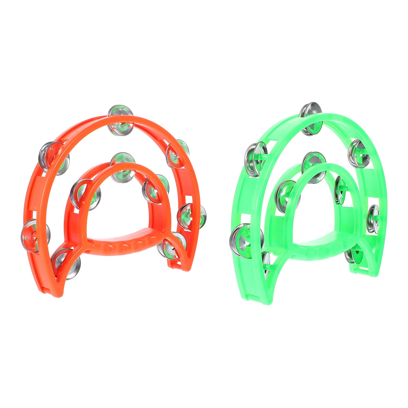 2Pcs Kids Hand Bell Musical Party Props Draagbare Hand Bell Willekeurige Kleur