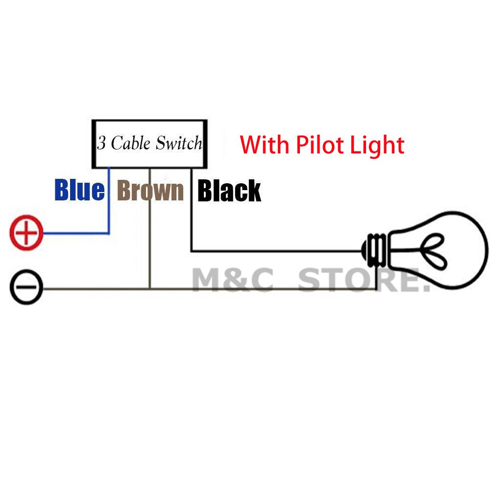 22mm 12V Waterproof Motorcycle Handlebar Turn Signal Light ON-OFF Button Switch Motors Ignition With Compass