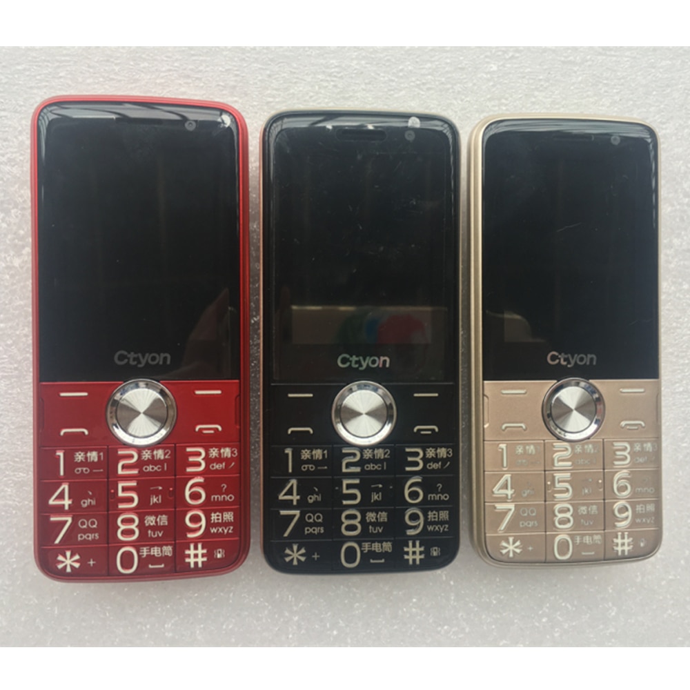 CT07 Elderly 4G LTE SmartPhone 512MB RAM 4GB ROM 2.4" Push Button MTK6737M Quad Android 6.0 0.3MP WIFI GPS Mobile Phone