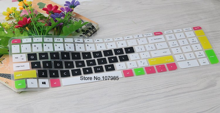 15 15.6 inch Soft Silicone Keyboard Protector Cover Skin For HP 250 G5 Pavilion 15 ENVY 15 TPN-C125 TPN-C126 HQ-TRE