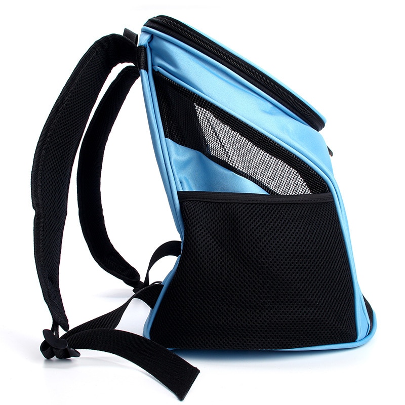 Bolsa portadora de Gato portátil para perros, malla transpirable, para viajes al aire libre, mascotas, mochila de doble hombro para perros pequeños