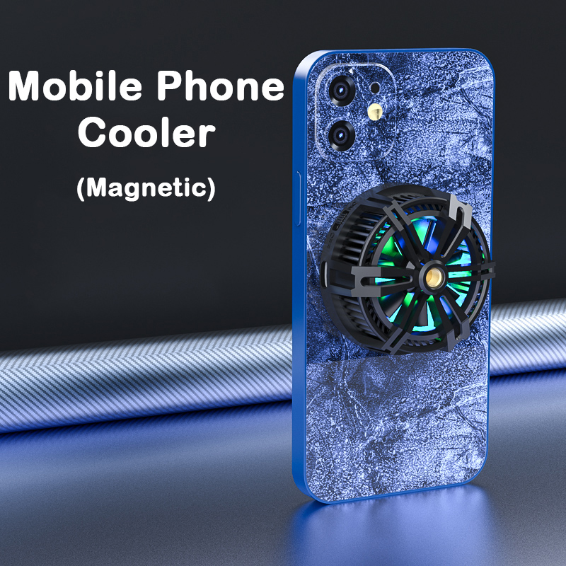 Halfgeleider Mobiele Telefoon Cooler Beugel Draagbare Magnetische 15W Draadloze Opladen Koellichaam Voor Android Iphone Telefoon Accessoires: Magnetic