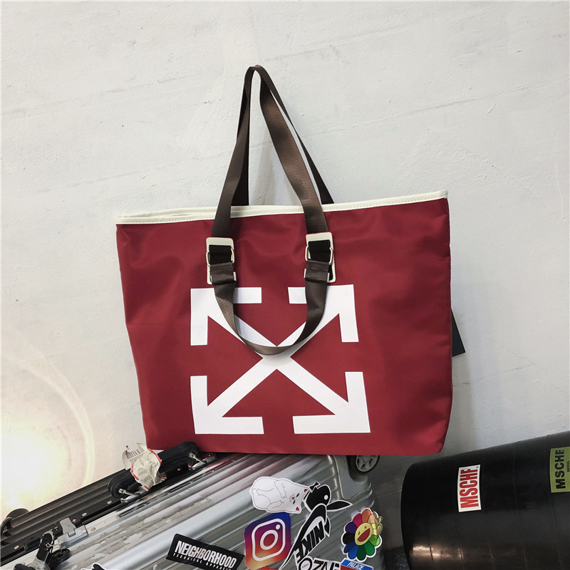 Style coréen bagage à main grande capacité sac de voyage étanche hommes femmes voyage bagages sac grand Nylon sac de sport: Red