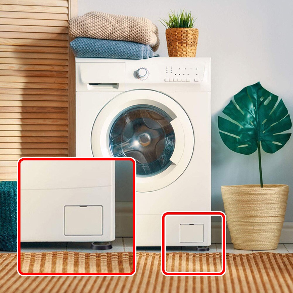 4Pcs Verhoog Duurzaam Voor Wasmachine Shock Proof Universele Protector Mute Anti Vibratie Rubber Voeten Pads Antislip Drogers