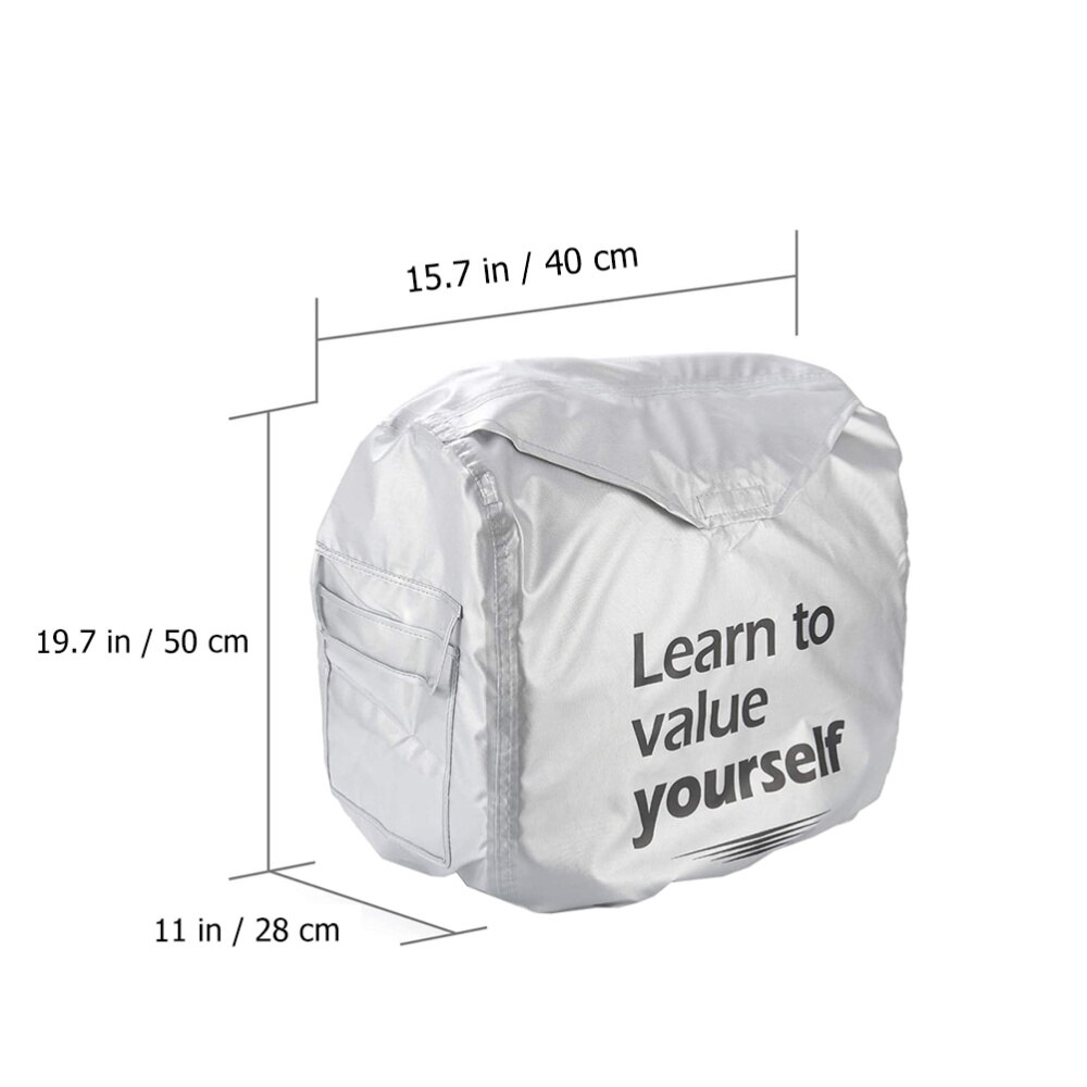 Generator Cover Portable Waterproof Generator Raincover (Silver)