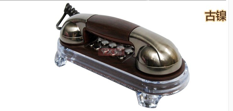 Household wall-mounted corded phone small extension Free Battery telephones