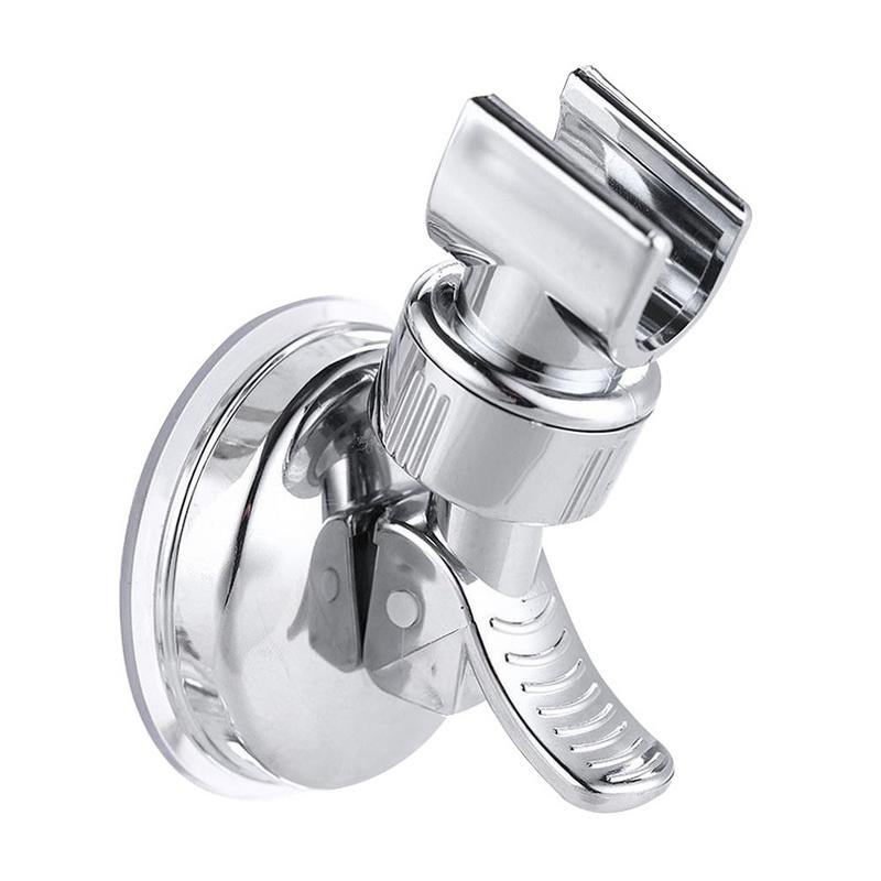 1Pc Wall Mount Verstelbare Douchekop Houder Base Krachtige Zuignap Douchekop Bevestiging Muur Beugel Badkamer Accessoires