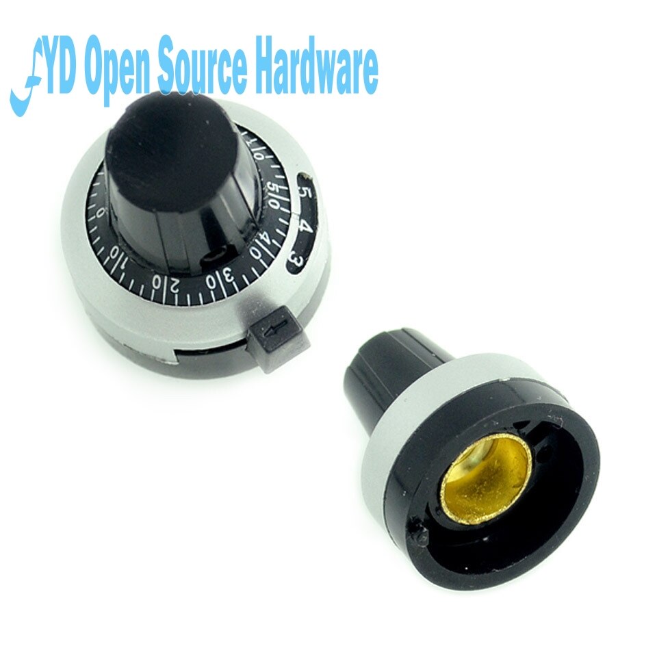 3590s precision multi- turn potentiometer 500R + knob scale knob with locking