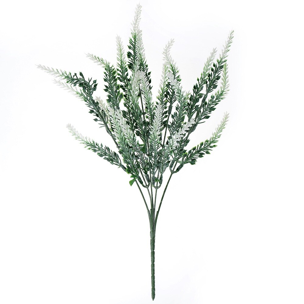 1 bunch/25branches plastic artificial flower plant lavender bouquet for wedding party home decoration DIY wreath scrapbook craft