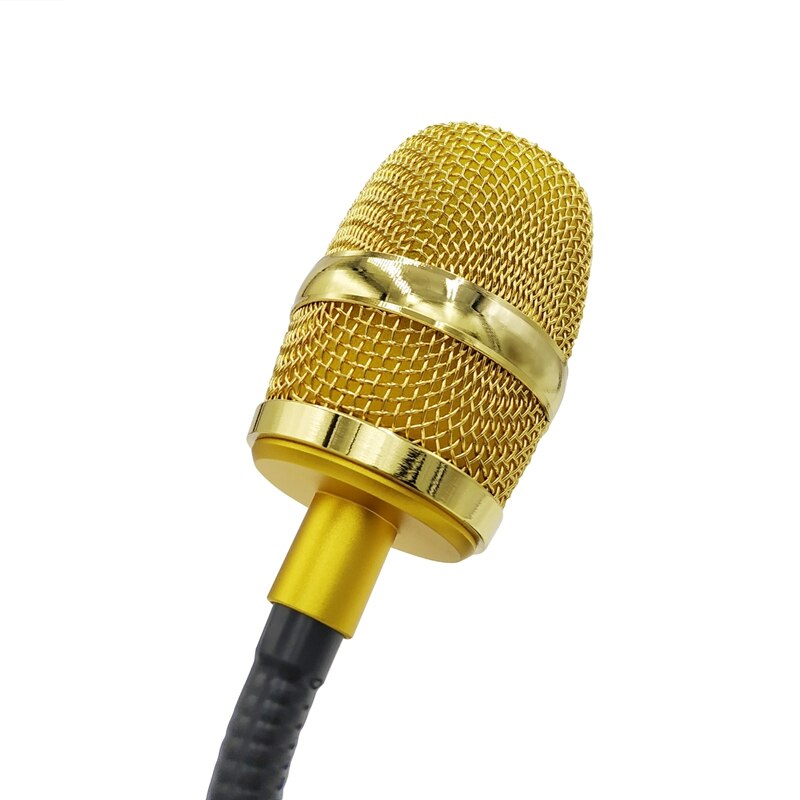 Microphone Lazy Hanging Neck Gooseneck Wired Microphone No Bracket Needed Street Singing Performance