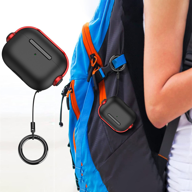 Protective Case For Apple Airpods 1 2 3 Pro 2 air pods Wireless Bluetooth Earphone Cover Sleeve Headphone Bag With Phone Holder