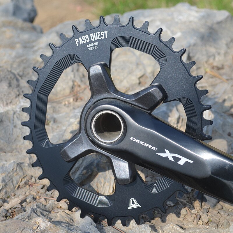 Plato ovalado PASS QUEST para bicicleta de montaña, ancho y angosto 96BCD, 32/34/36/38/40/42T para platos y bielas deore xt M7000 M8000 M9000
