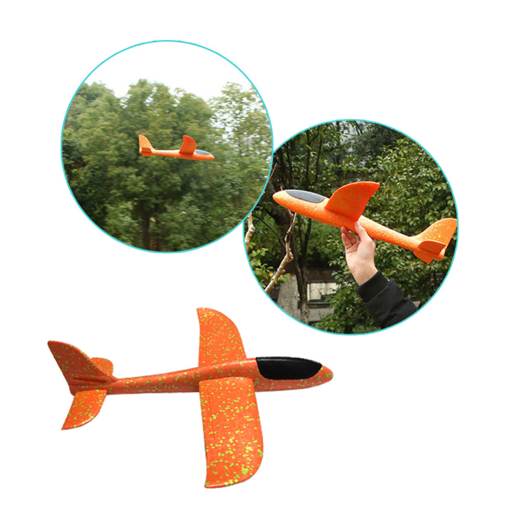 KaKBeir 5pcs Big Hand Launch Throwing Glider Aircraft Inertial Foam EPP Airplane Toy Children Plane Models Outdoor Fun Toy